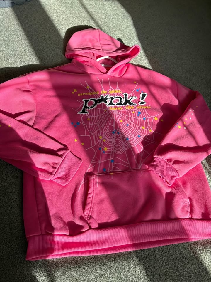Pink hoodie