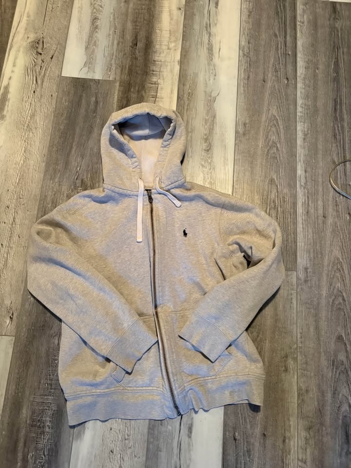 Polo Zip Up Sweater