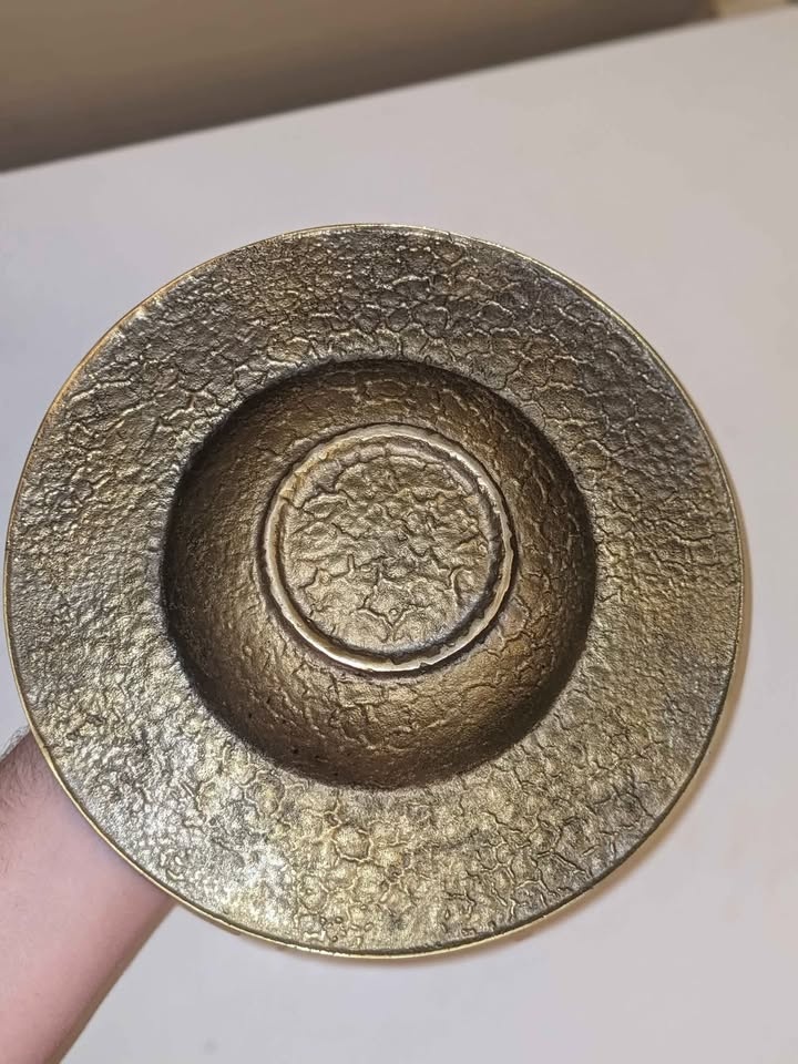 Circa 1940s Nordisk Malm Zodiac Solid Bronze Bowl (Denmark) MCM - photo 3