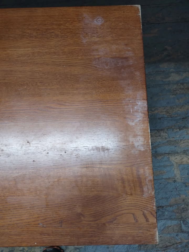 Wood Coffee Table - 3 Drawers - 52x23x18 - One Handle Missing - photo 2