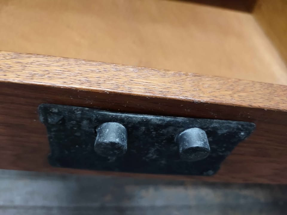 Wood Coffee Table - 3 Drawers - 52x23x18 - One Handle Missing - photo 5