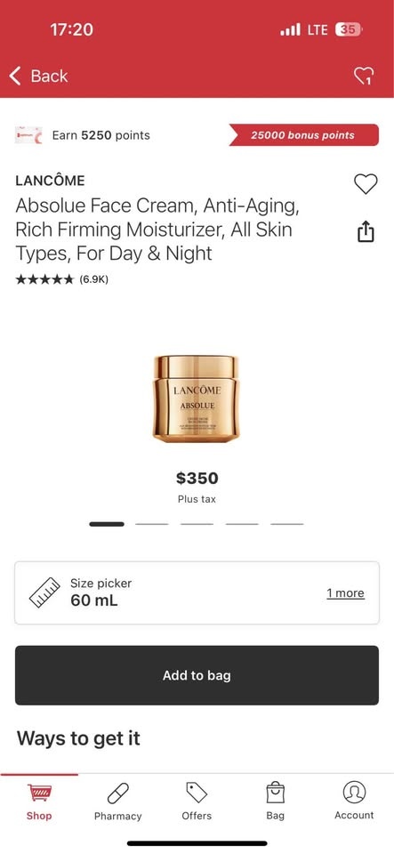 Lancôme Absolue Rich Face Cream, Anti-aging 15ml each - photo 4