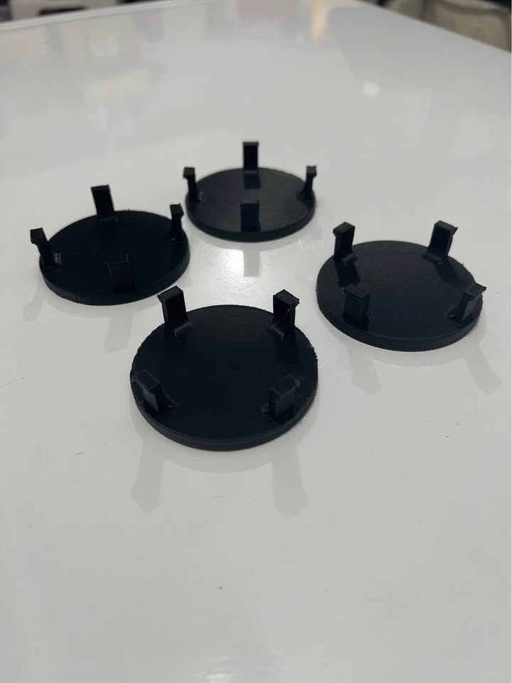 ATV Wheel Center Caps – Set of 4 (Black) - photo 2