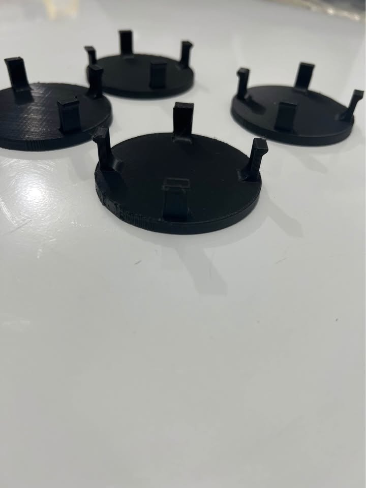 ATV Wheel Center Caps – Set of 4 (Black) - photo 3