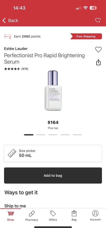Estée Lauder Perfectionist Pro Rapid Brightening Serum 50ml - photo 4