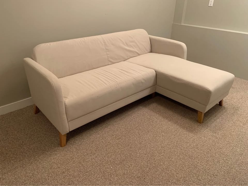 IKEA Apartment Size Reversible Sectional Sofa/Couch - photo 2