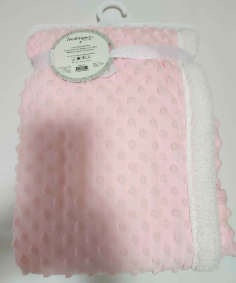 Tendertyme Pink Baby Blanket New!  🏆 - photo 2