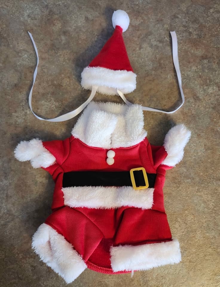 Small Pet Santa Claus Costume 🏆