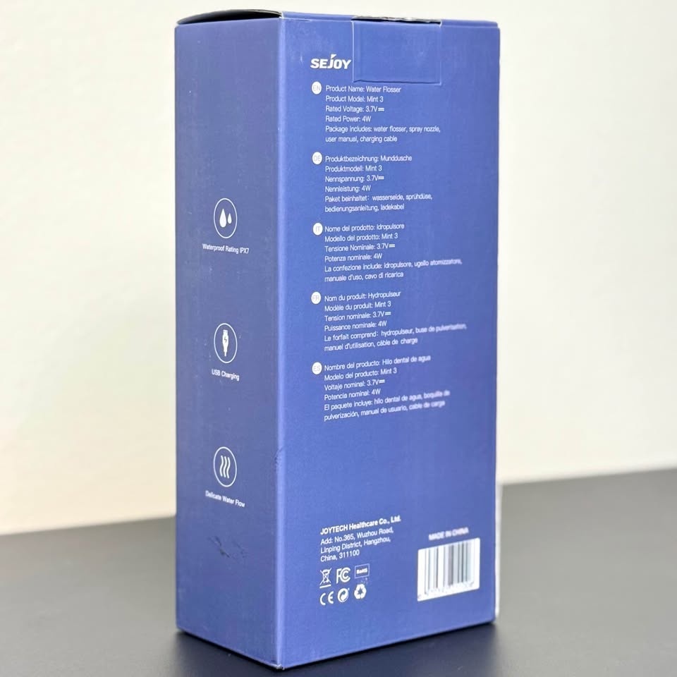 SEJOY Portable Water Flosser – BRAND NEW | USB Rechargeable 🦷💧 - photo 2