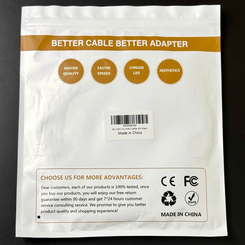 High-Speed USB-C to USB-C Cable – Brand New - photo 2