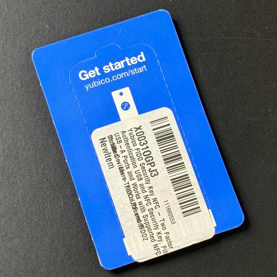 Yubico Security Key NFC - Brand New - photo 2