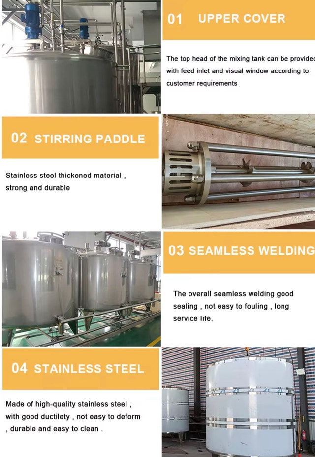 Brand New 500L Heated Mixing Tank w/ High-Shear Emulsifier - photo 3