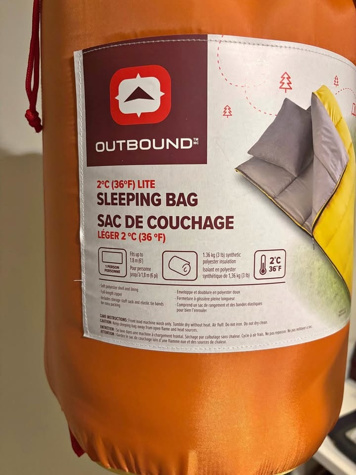 Outbound Sleeping Bag Camping