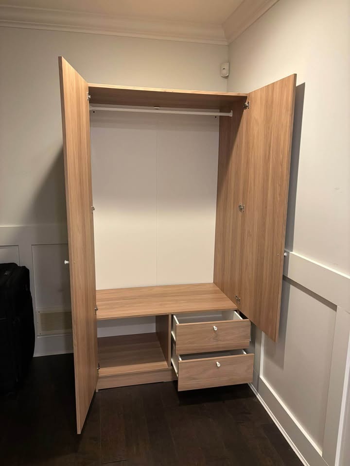 Ikea Vilhatten Wardrobe Closet Armoire with Drawers - photo 3