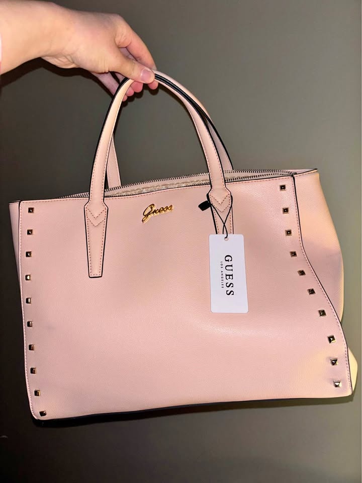 Pink Guess Handbag Purse Tote