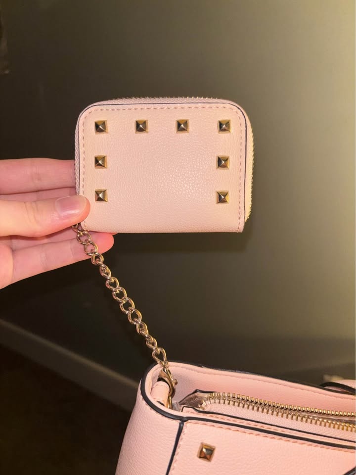 Pink Guess Handbag Purse Tote - photo 2