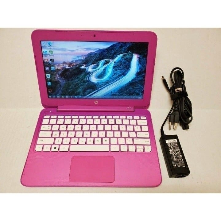 Hot Pink HP Stream 11.6" Laptop - 2GB RAM, 32GB SSD, Windows 10