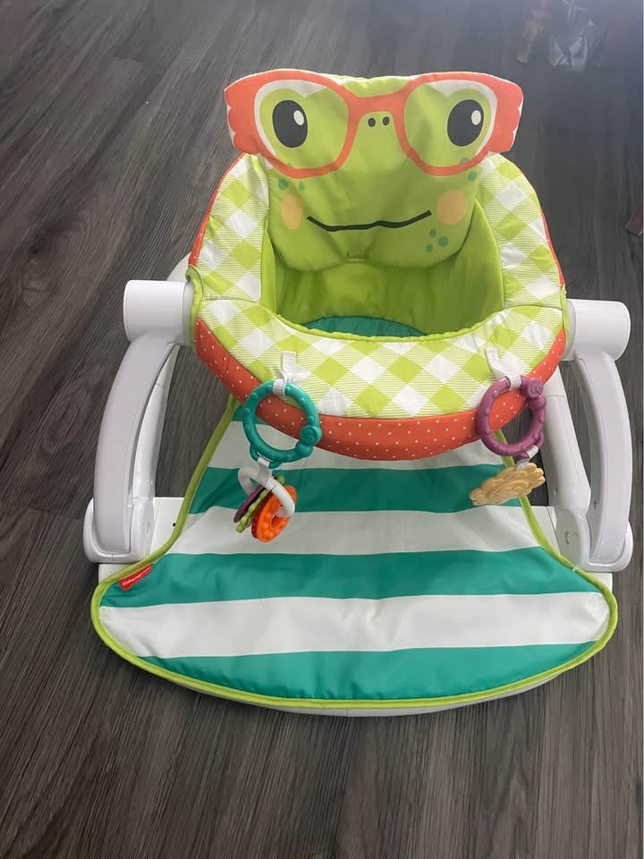 Baby Sit-Me-Up Floor Seat - Frog Design - Excellent Condition! - photo 2