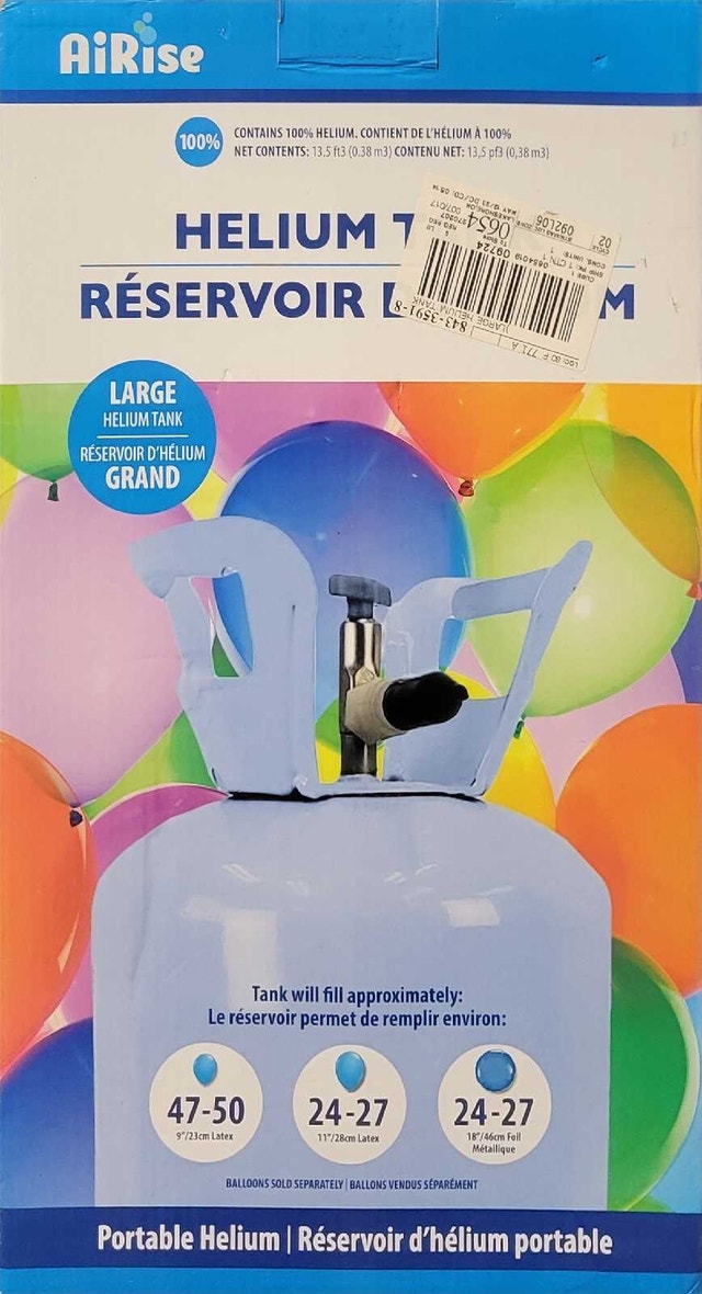 Airise Helium Tank - 13.5 cu ft
