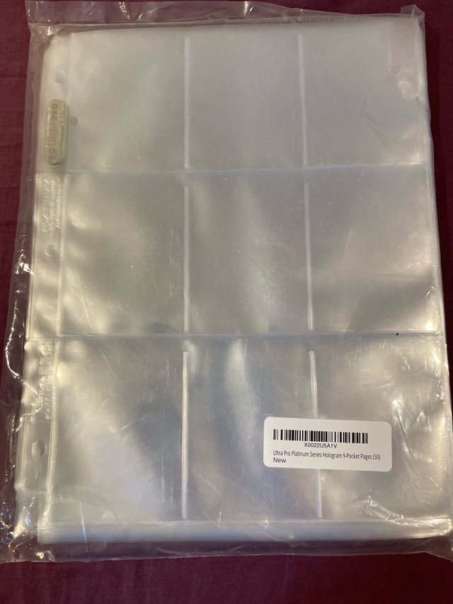 Unopened Ultra Pro Pocket Pages - 50 Pages 🏆