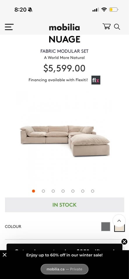 Mobilia Nuage Feather "Cloud Couch" - photo 4