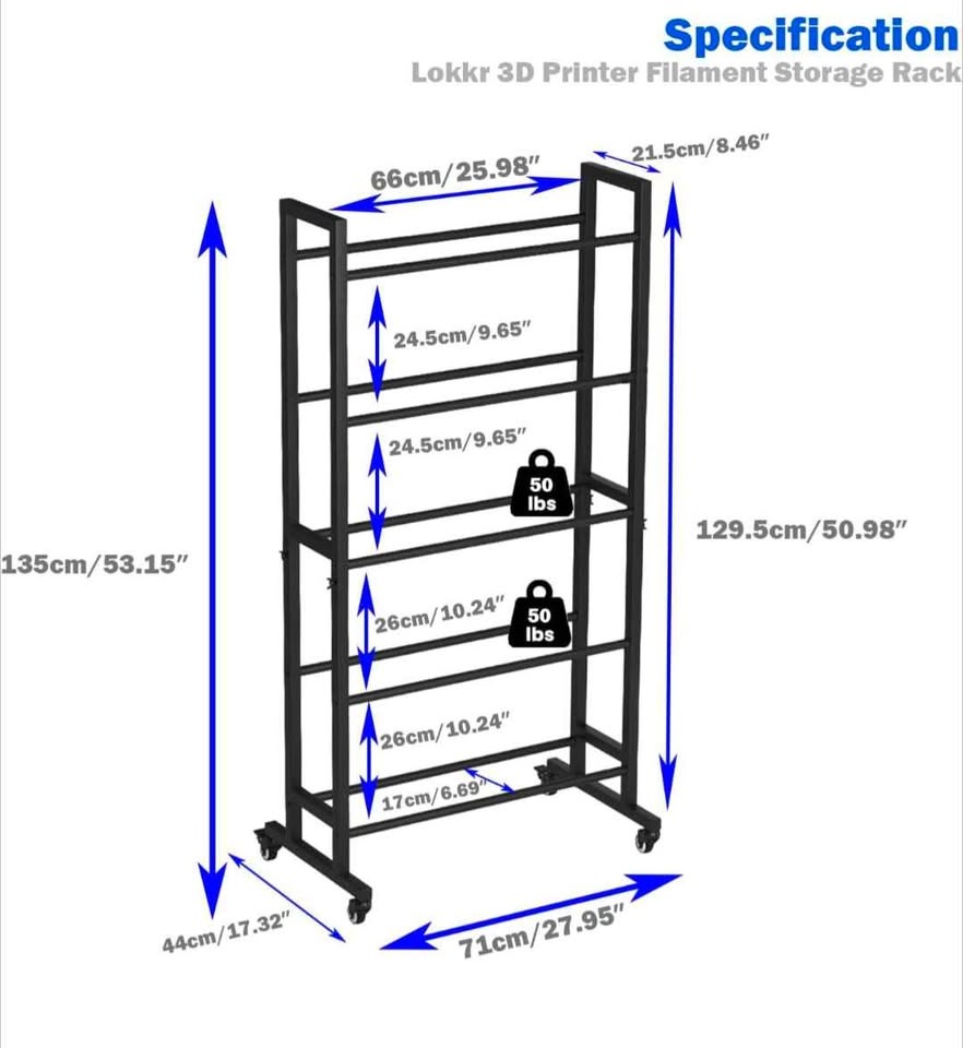 3D Printer Filament Storage Rack - New - photo 2