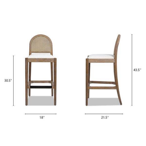 Solid Wood Stool Set (2) - Brand New - photo 3