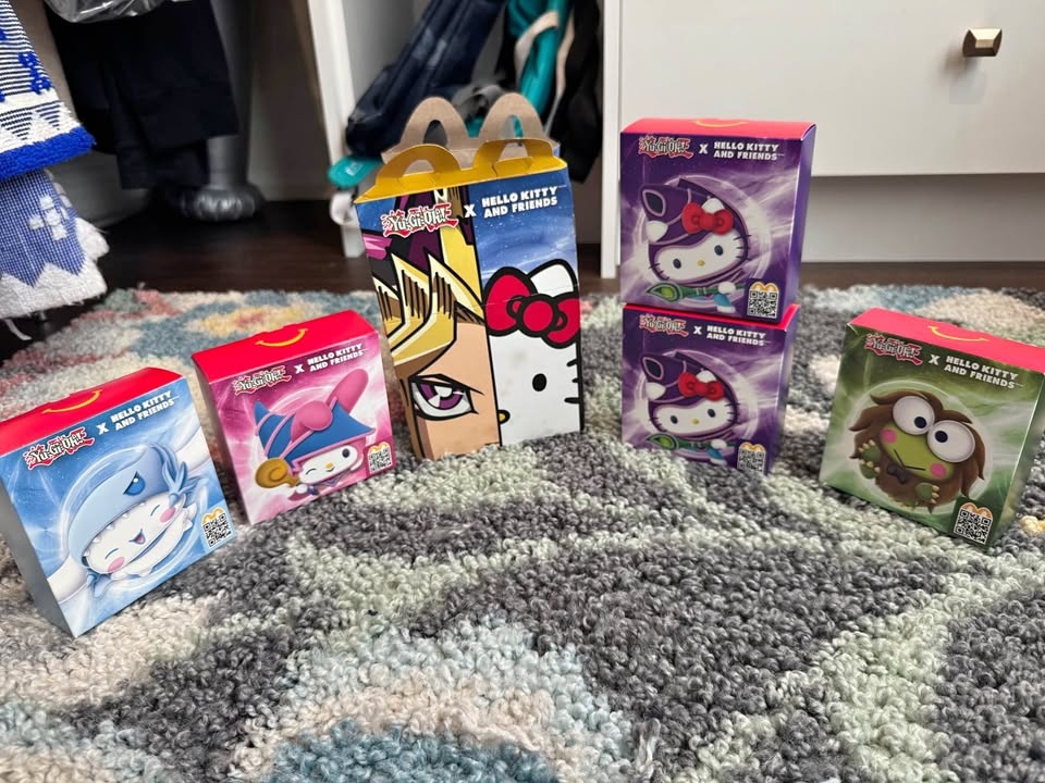 Hello Kitty x Yu-Gi-Oh! McDonald's Collab