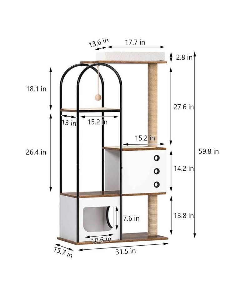 Brand New in Box Cat Tree - photo 3