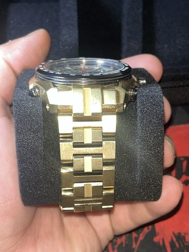 BULOVA PRECISIONIST 98B271 Men’s Gold Tone Stainless Steel Watch - photo 3