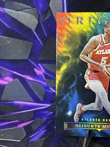 Dejounte Murray 2022-23 Panini Origins #96 53/99 + Tyrese Halibu - photo 3