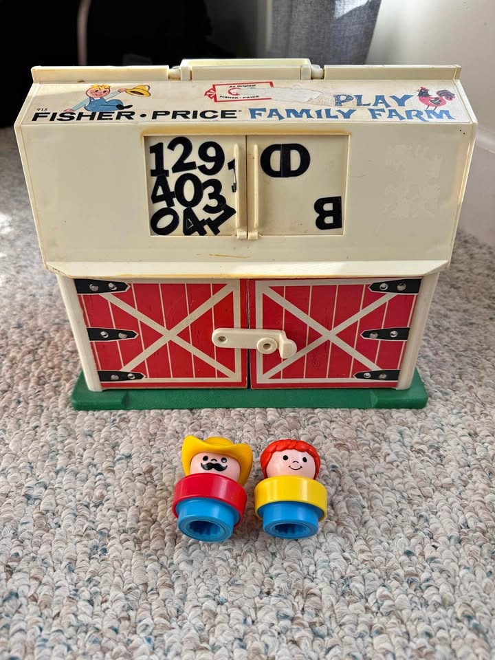 Vintage Fisher Price Family Farm 1967