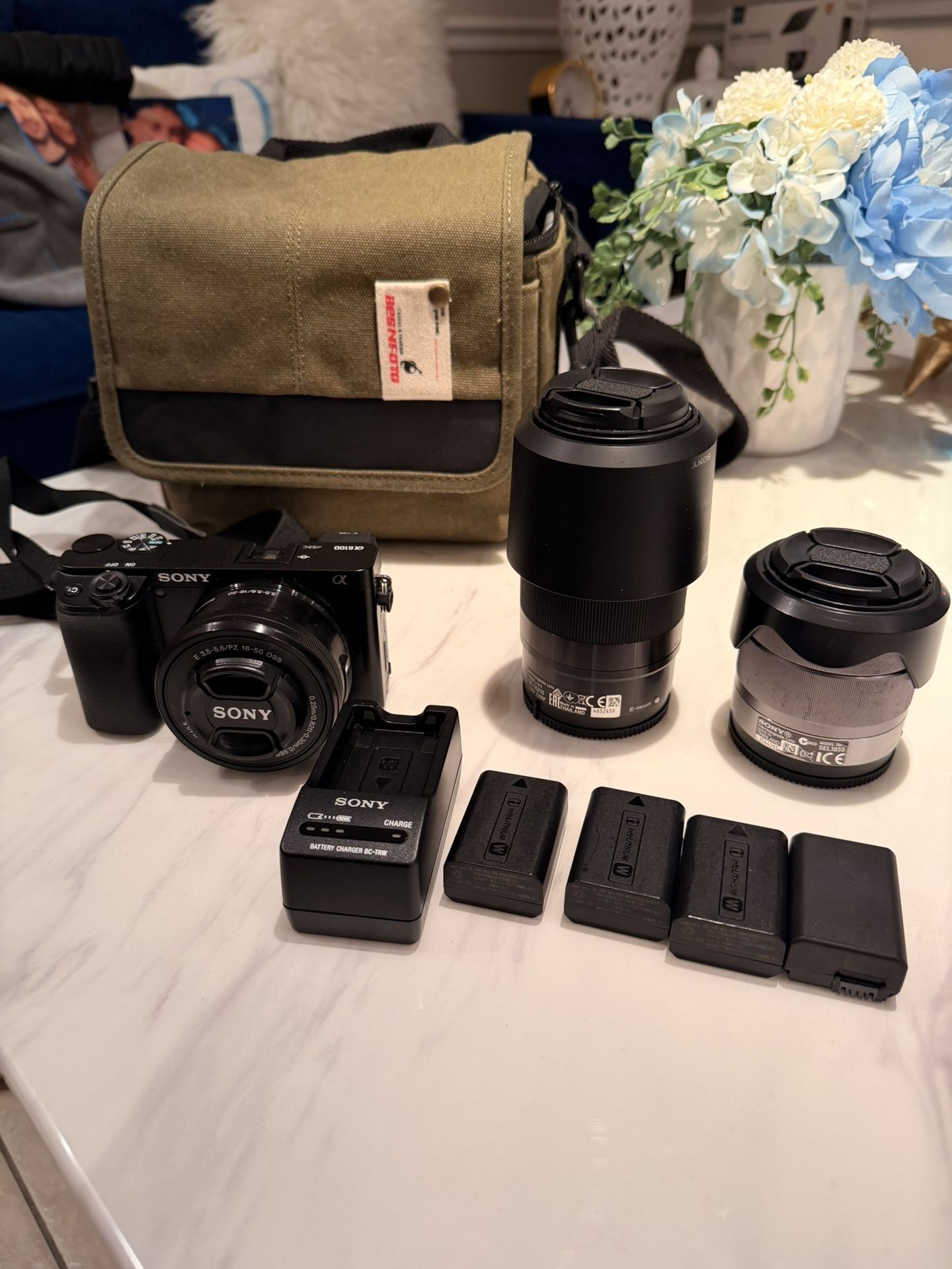 Sony A6100 Camera Bundle Package