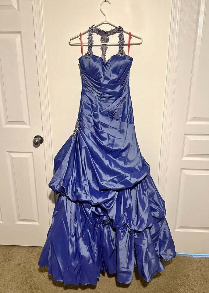 Light Blue Grad Dress Size 4