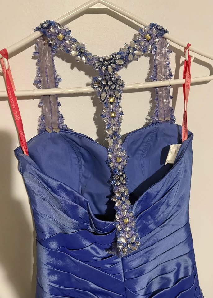 Light Blue Grad Dress Size 4 - photo 3