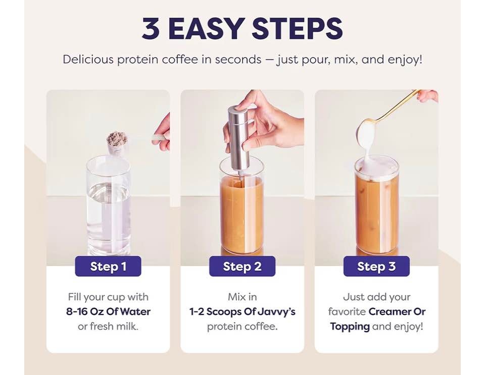 Javvy White Chocolate Mocha Protein Coffee 20 Servings - photo 5