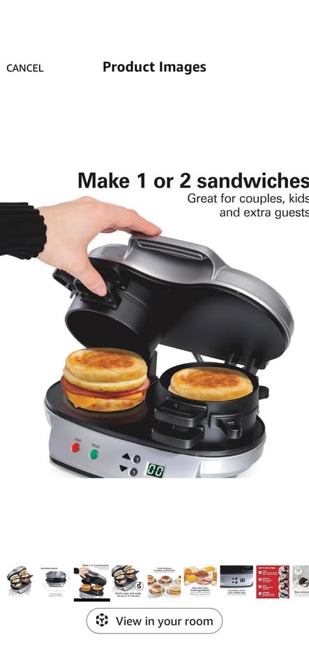Hamilton Beach dual breakfast maker 🏆 - photo 3