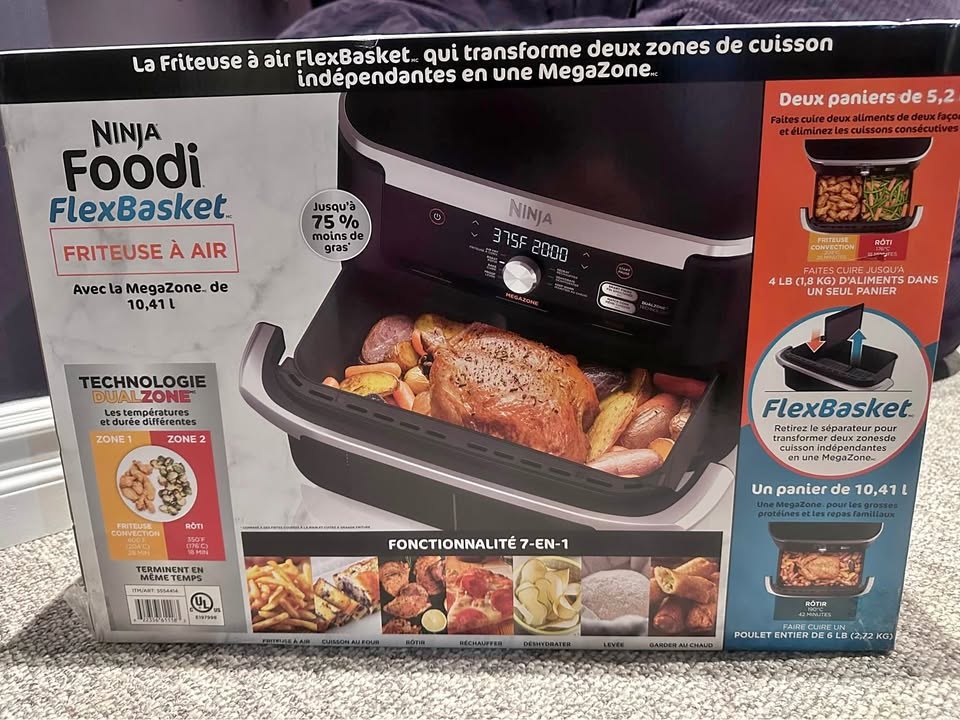Ninja Foodi Flex Basket Air Fryer 🏆