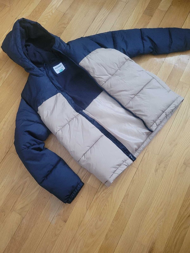 Old Navy Kids Winter Jacket XXL (18) - Navy/Tan - photo 3