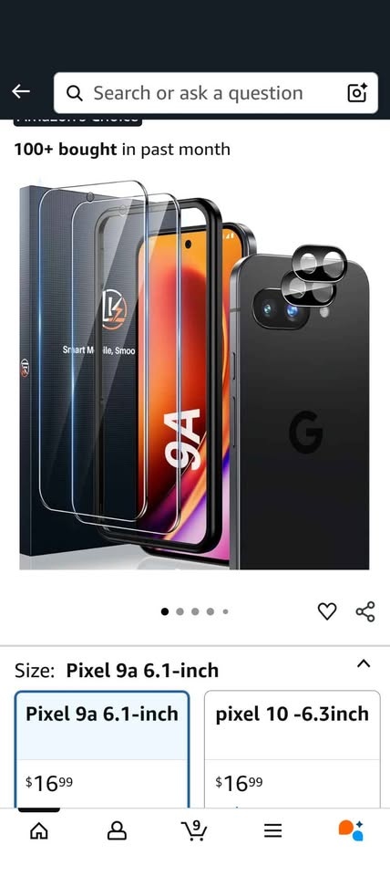 Pixel 9a Case and Screen Protector - photo 3