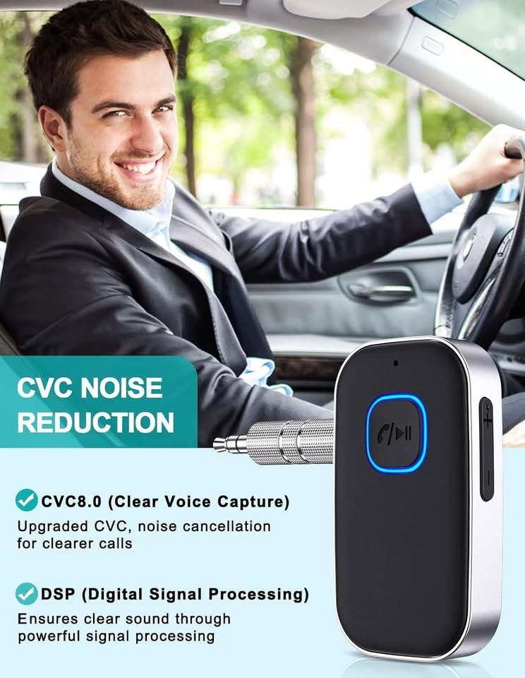 Bluetooth AUX Car Adapter w/ Mic - photo 4