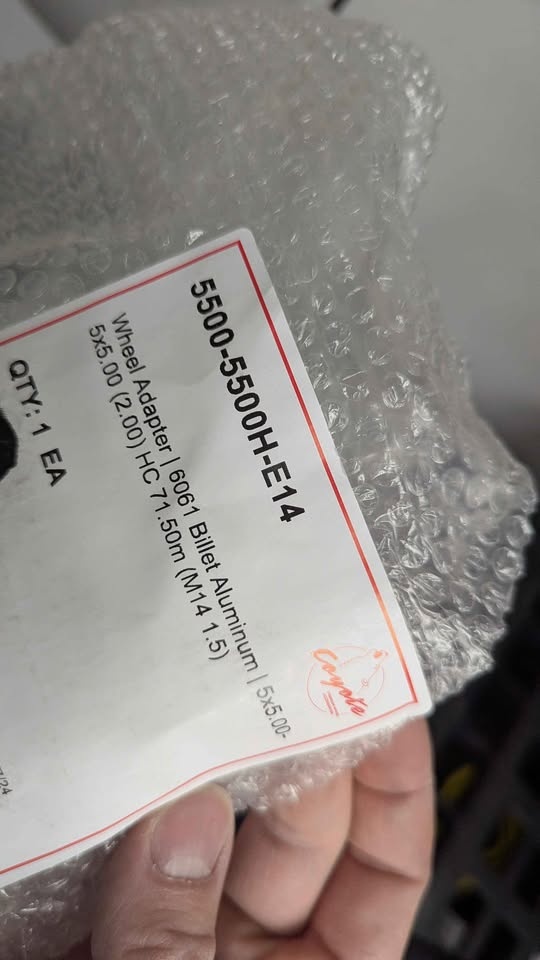 Coyote 5x5 Wheel Adapters 2 inch M14x1.5 - photo 4