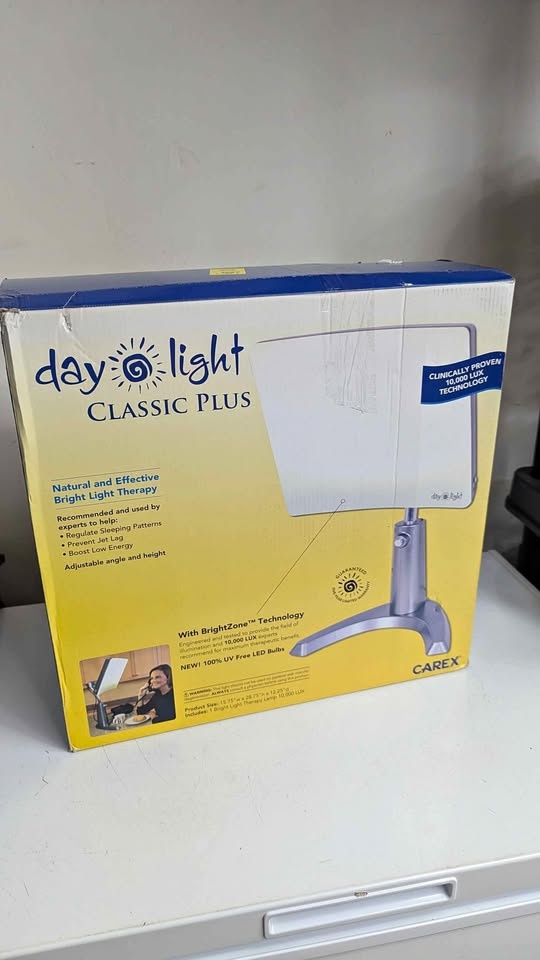 CAREX Daylight Classic Plus SAD Light Therapy Lamp New