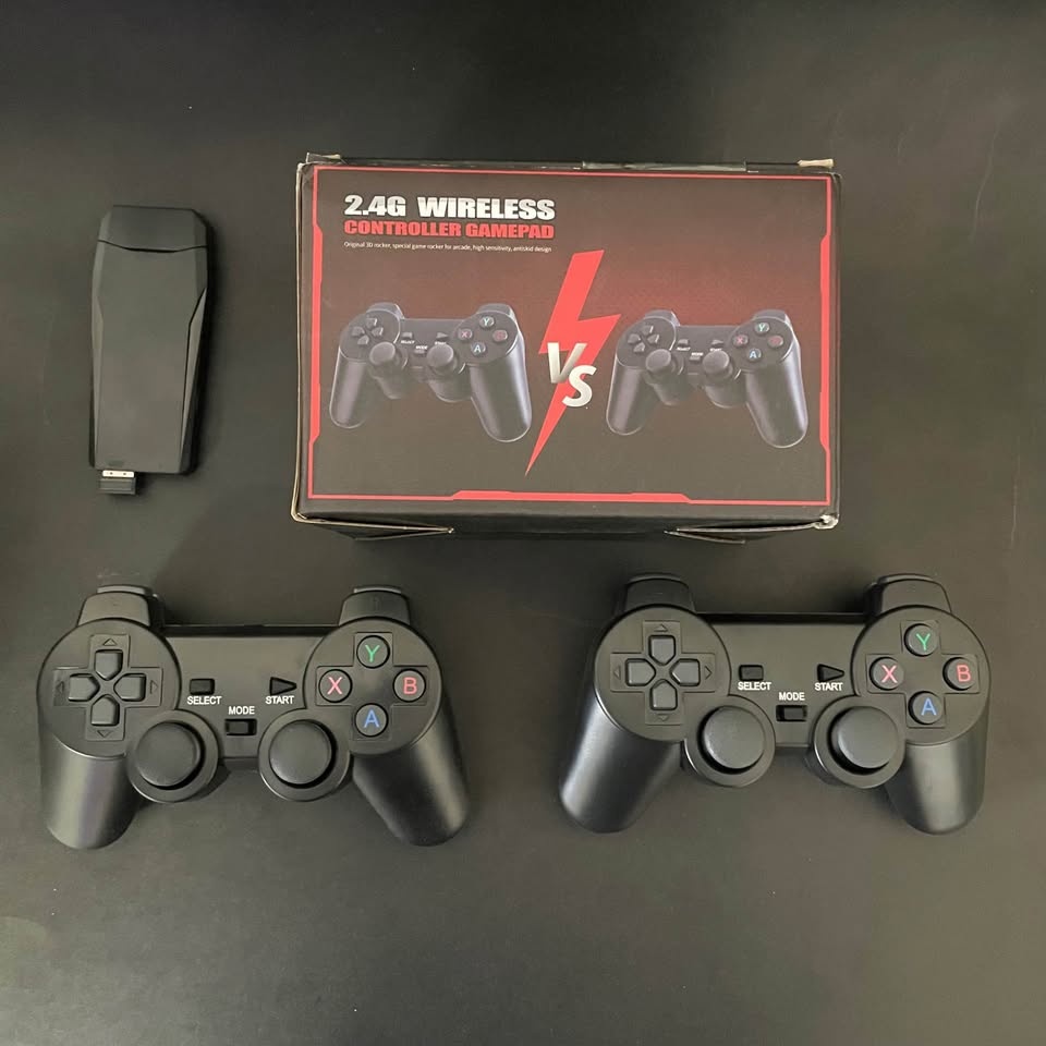 2.4G Game Stick Console – 2 Wireless Controllers – Plug & Play - photo 3