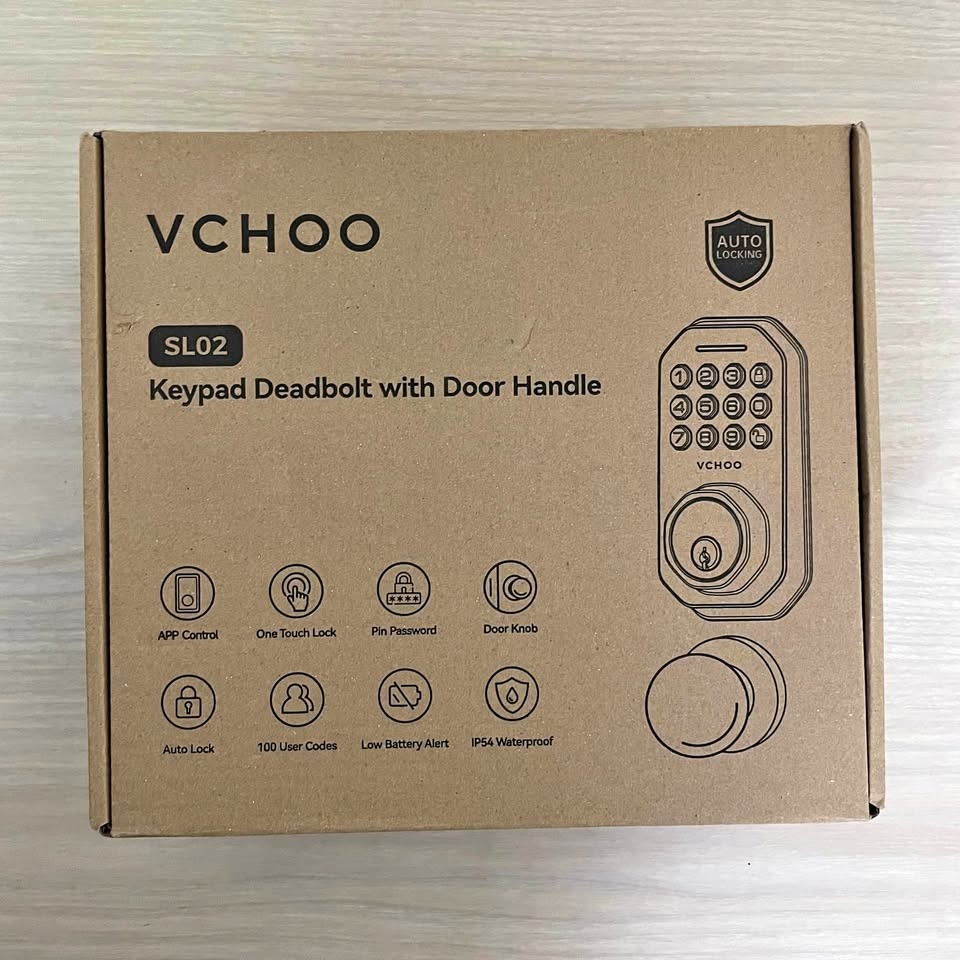 Smart Keyless Entry Door Lock with Handle | App Control | Anti-P