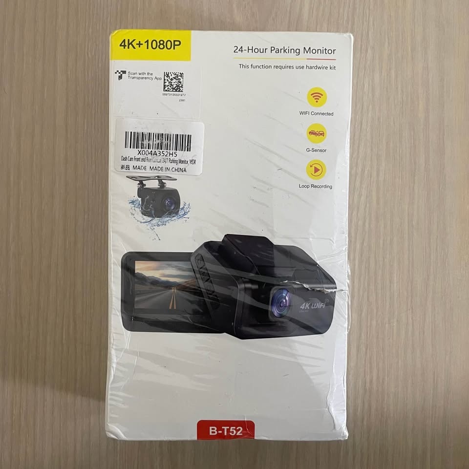 Dash Cam Front & Rear | 24/7 Parking Monitor | Sealed Box - photo 4