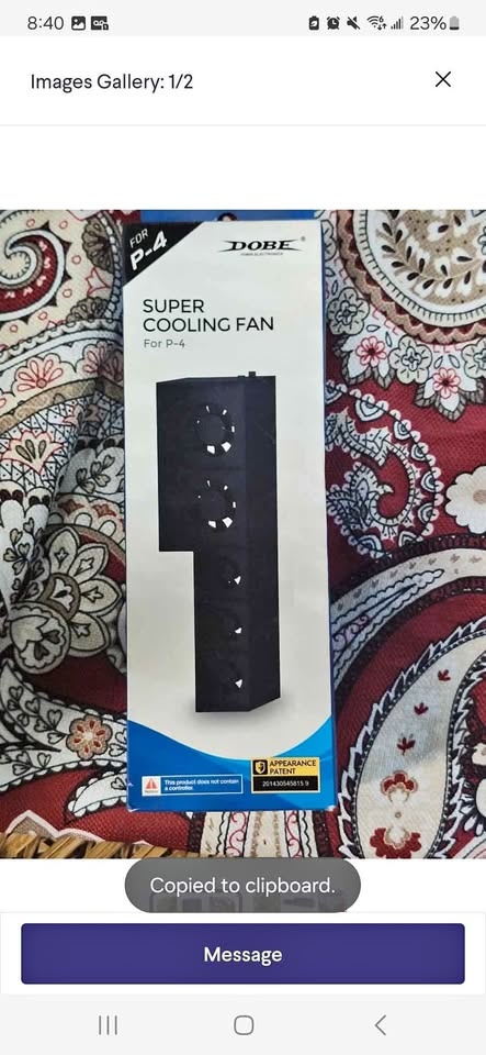 Dobe PS4 Cooling Fan
