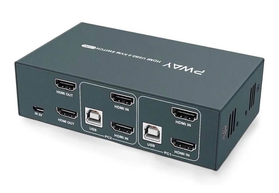 GREATHTEK Dual Monitor HDMI KVM Switch - photo 2