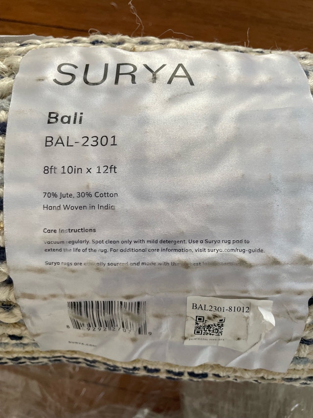 Surya Handwoven Bali Rug 8’10x12 - photo 2