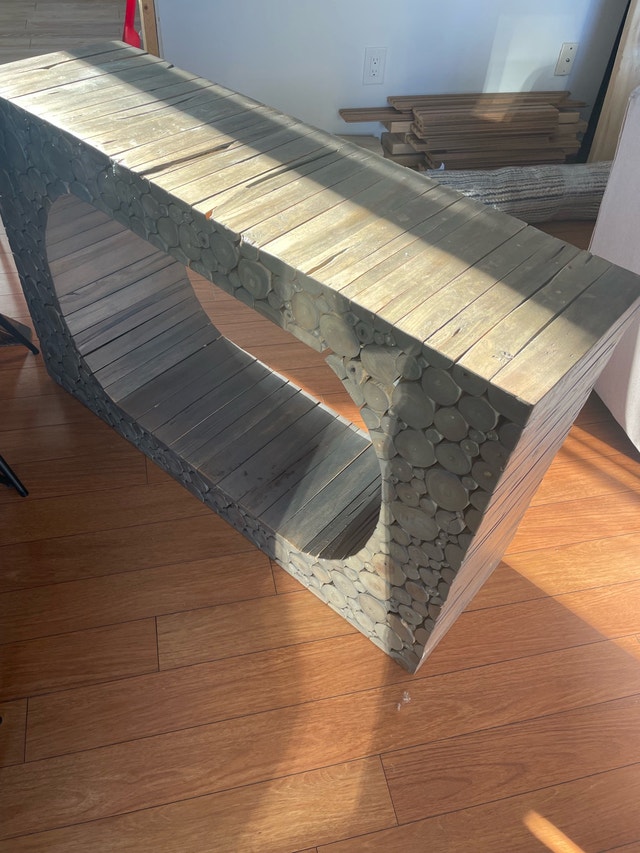 Solid wood console - photo 3